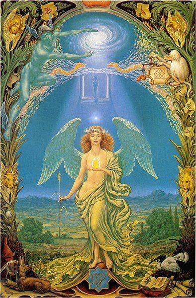 Virgo. Láminas del Zodiaco de Johfra Bosschart (1919-1998)